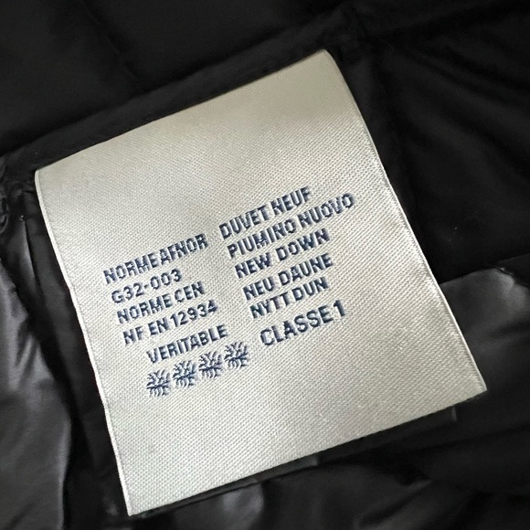 MONCLER Daurade Black Puffer Peplum Down Hooded Jacket Medium Size 2  AUTHENTIC - Picture 13 of 16